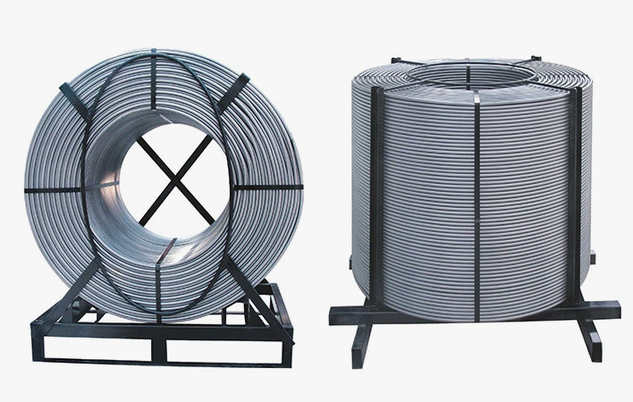 Calcium silicon alloy wire for desulfurization in steel production Calcium silicon alloy wire for desulfurization in steel production